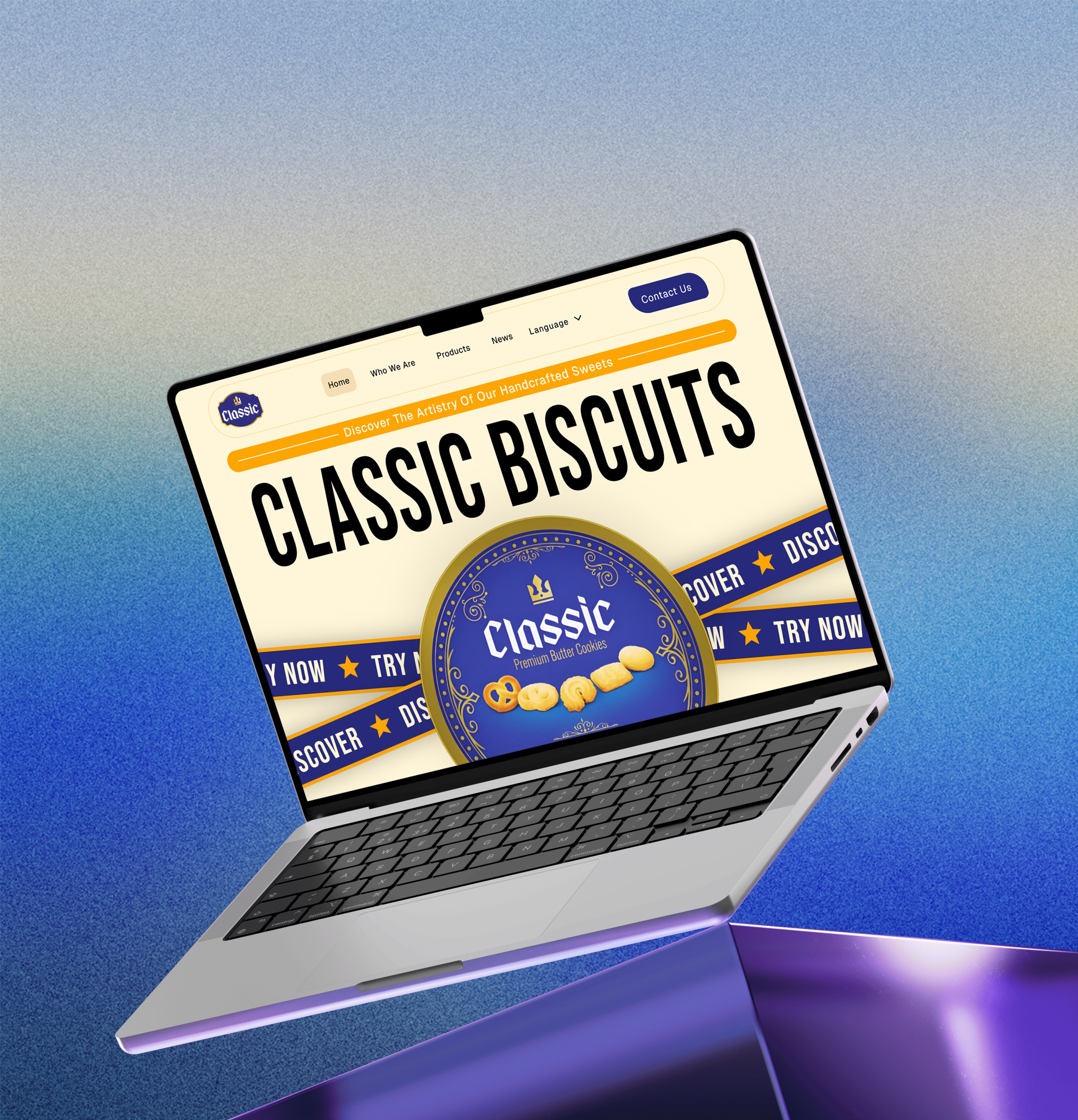Classic Foods Biscuits project preview